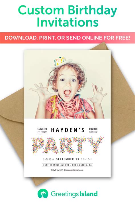 Design Your Own Party Invitations .